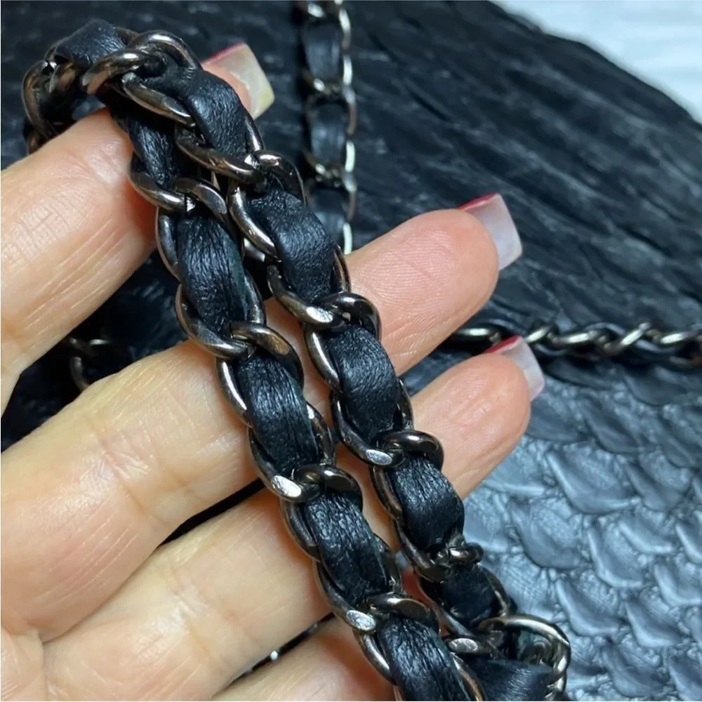 Justified Hunt  Black  snake skin  Backpack